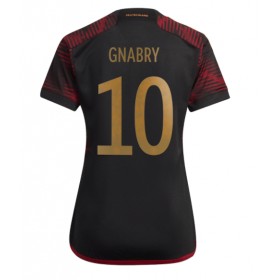 Damen Fußballbekleidung Deutschland Serge Gnabry #10 Auswärtstrikot WM 2022 Kurzarm